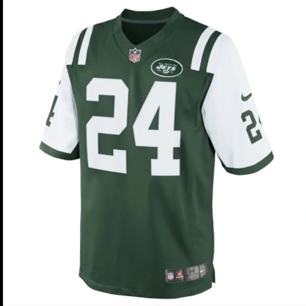 NFL Nike New York JETS Football Jersey RIVIS # 24  Boys 8 Small Size NWOT Sport